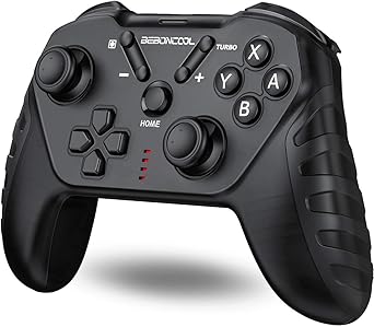 Amazon 連射機能搭載 Switch コントローラー Beboncool スイッチ コントローラー プロコン ジャイロセンサー Hd振動 デュアルショック ワイヤレス 無線接続 ニンテンドー スイッチ プロ コントローラー 小型 黒 ゲーム