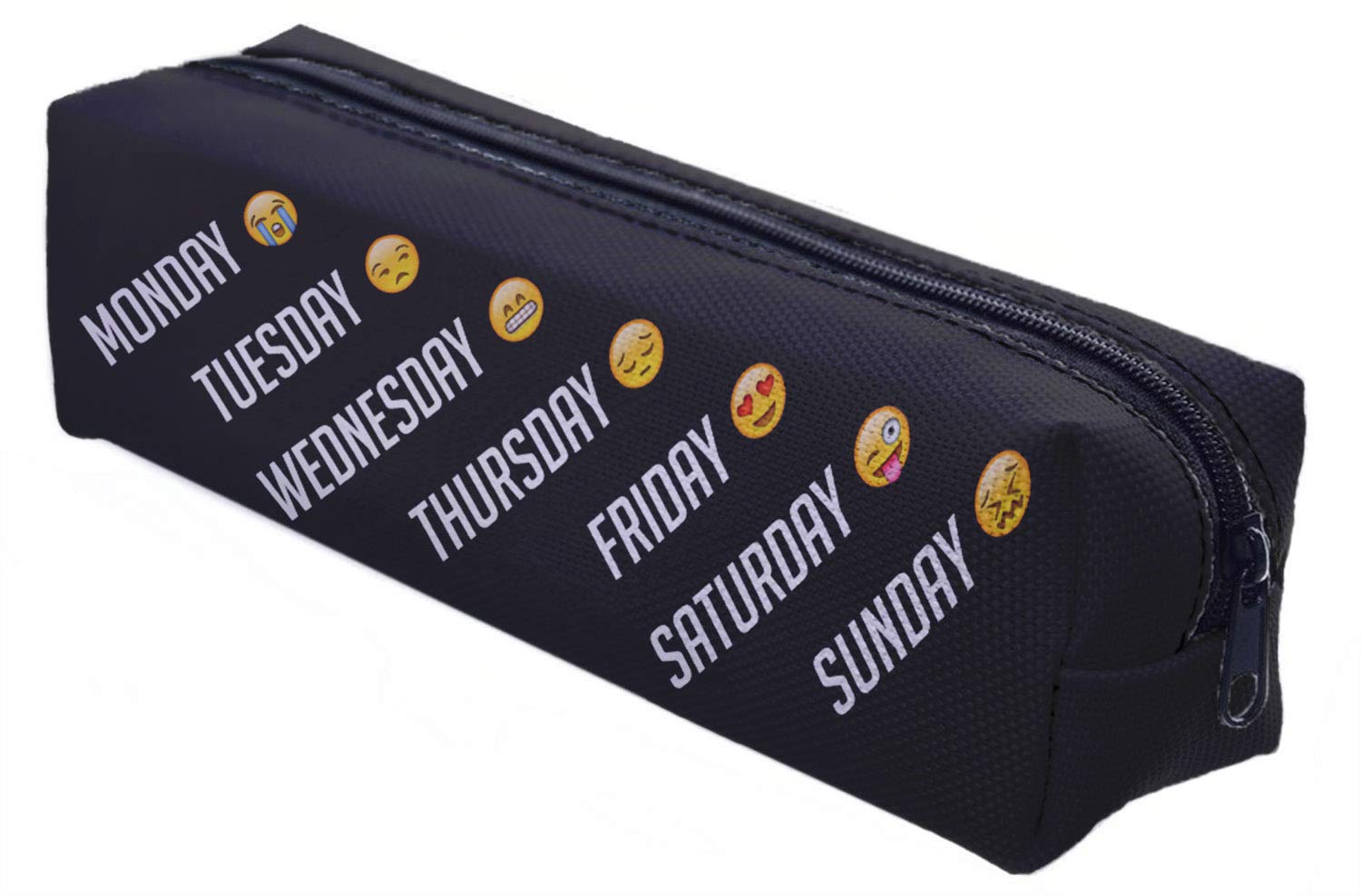 Pen Pencil case Toiletry Bag Vanity case, Make up, Purse, Phone Handbag, Jewellery Pouch Emoji Week [008] — image 1