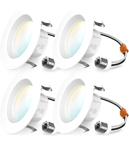 white-envirolite-canless-  Gefolly Recessed Lighting 6 Inch LED Can Selectable Recessed Ceiling Lights main image 1
