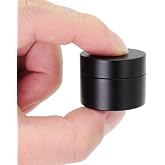 PPFISH EDC Portable Daily Pill Case, Heavy Duty Aluminium Alloy Round Pill Box, Waterproof Travel Pill Organizer, Pocket Purse Medicine Vitamin Holder EDC Container for Outdoor Camping Working