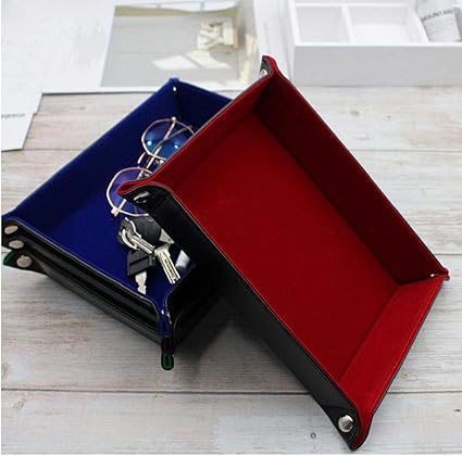 CULER Bandeja Dice Dice Caja para Juegos Bandeja de Rolling ...
