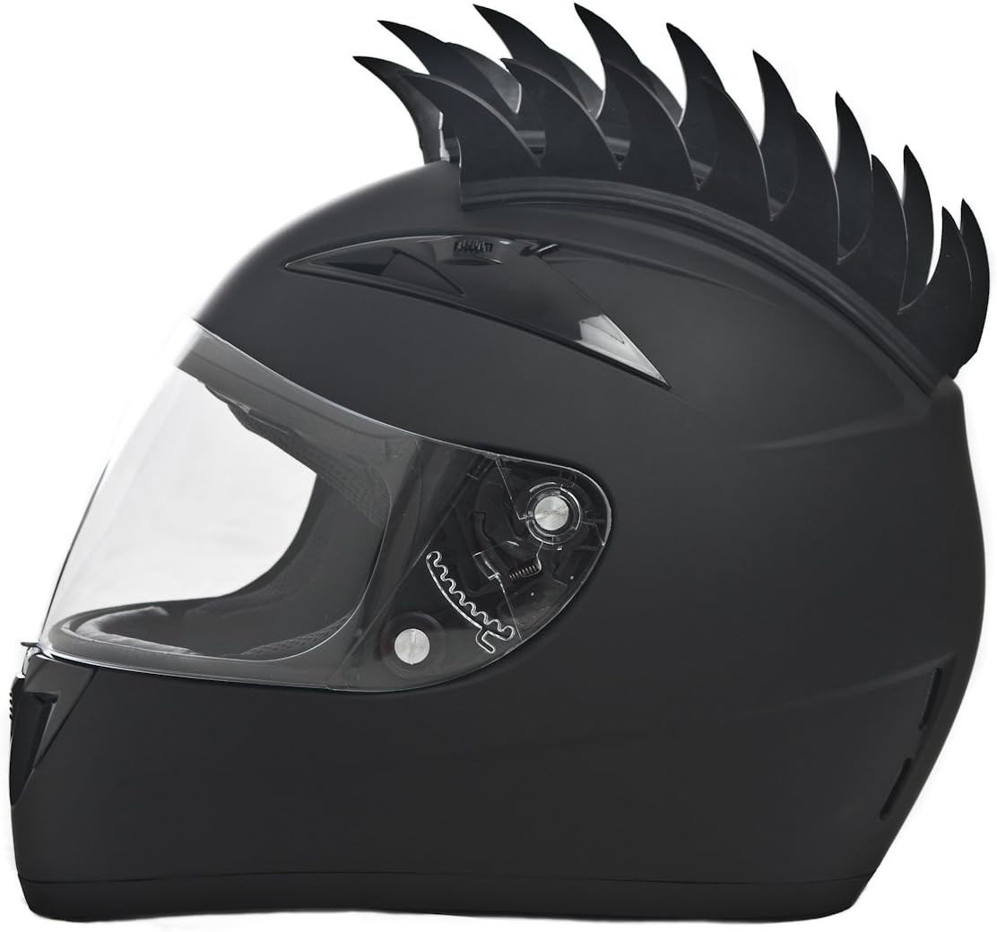 Daytona Shadow Full Face DOT Motorcycle Helmet w/Helmet Mohawk (Large)