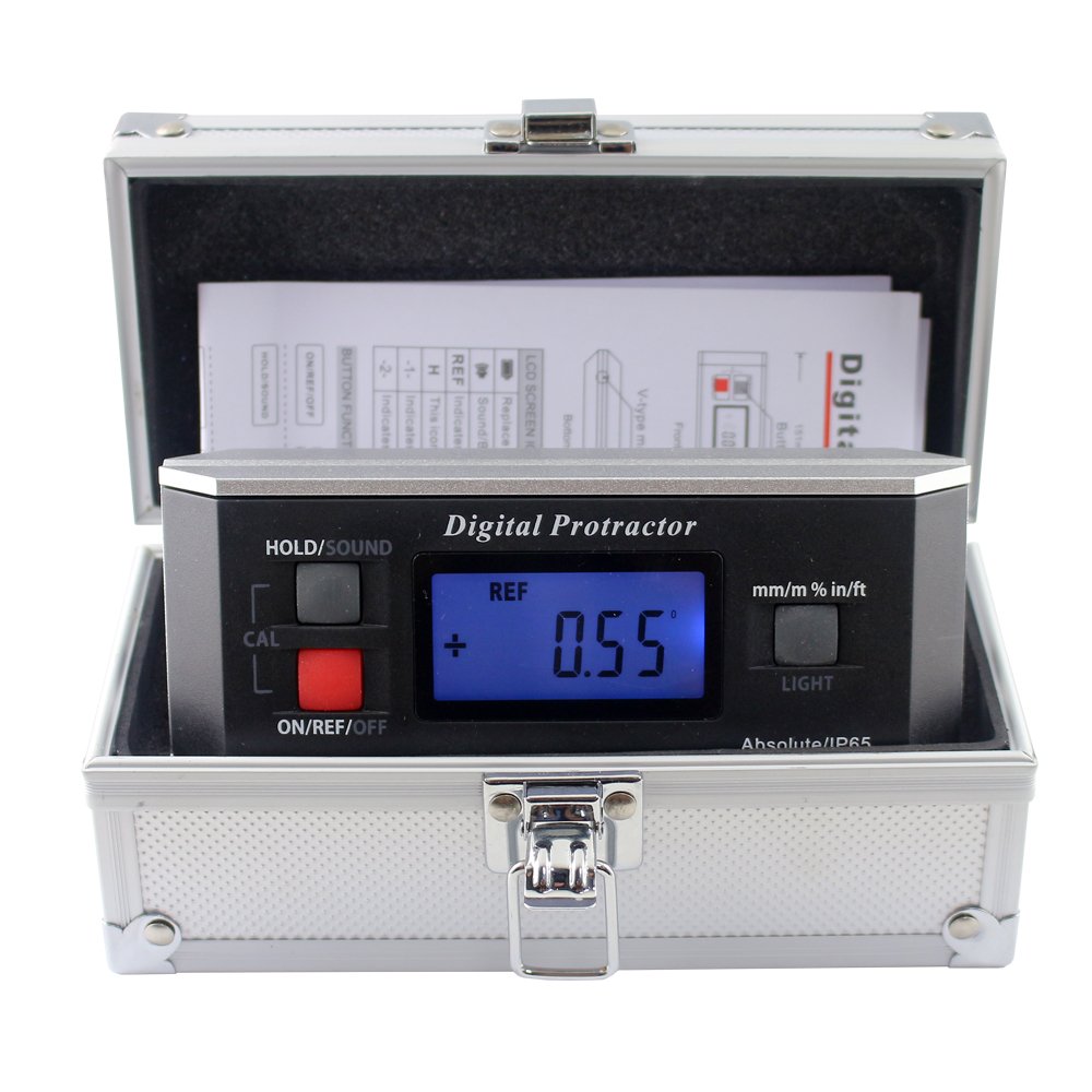 IUEGB Digital Protractor Angle Finder Level Inclinometer V