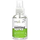 Makeup Setting Spray for Face - Long Lasting Mist: Hydrating Dewey Finishing + Organic Green Tea & MSM - All Skin Types - Large 4 oz Bottle