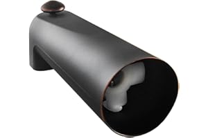 SENTO BETTER HOME BETTER LIFE SENTO Slip On Oil Bronze Universal Bathroom Tub Spout with Diverter, Durable Heavy Duty Metal Bathtub Faucet with Shower Diverter - 7 Inches 1/2" Copper Pipe, Oil-Rubbed Bronze