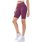 HayFeel Girls Bike Shorts-8" Spandex Soft High Waisted Athletic Dance Gymnastics Volleyball Biker Shorts for Girls 6-14Years