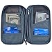 HOPSOOKEN Travel Wallet & Passport Holder Organizer Multi-purpose Rfid Blocking ID Card Pouch Clutch Bag (Gray)