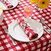 DII Checkered Tabletop Collection 100% Cotton, Machine Washable, Tablecloth, 70