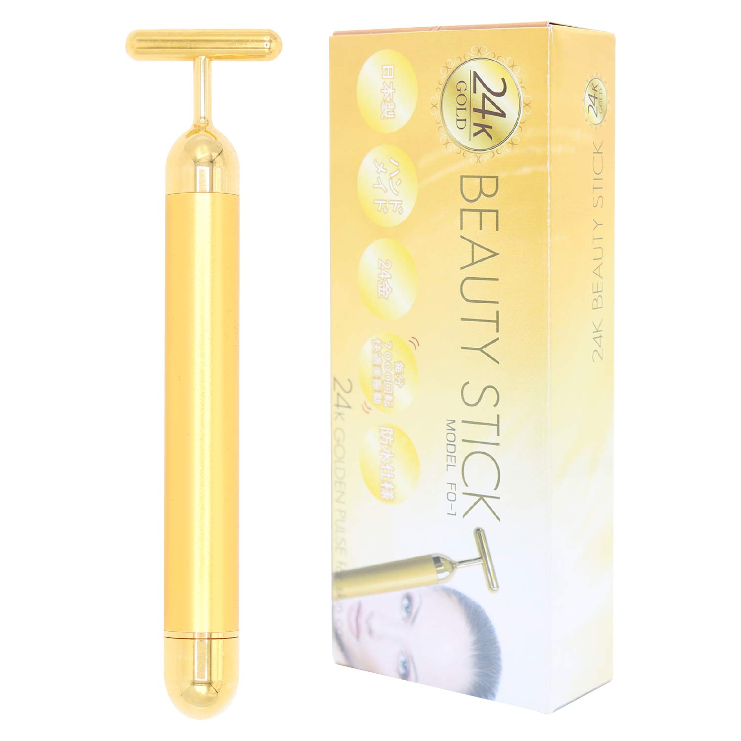 WQC 24K Beauty Stick Golden for Skin Care 8000 Made in Japan