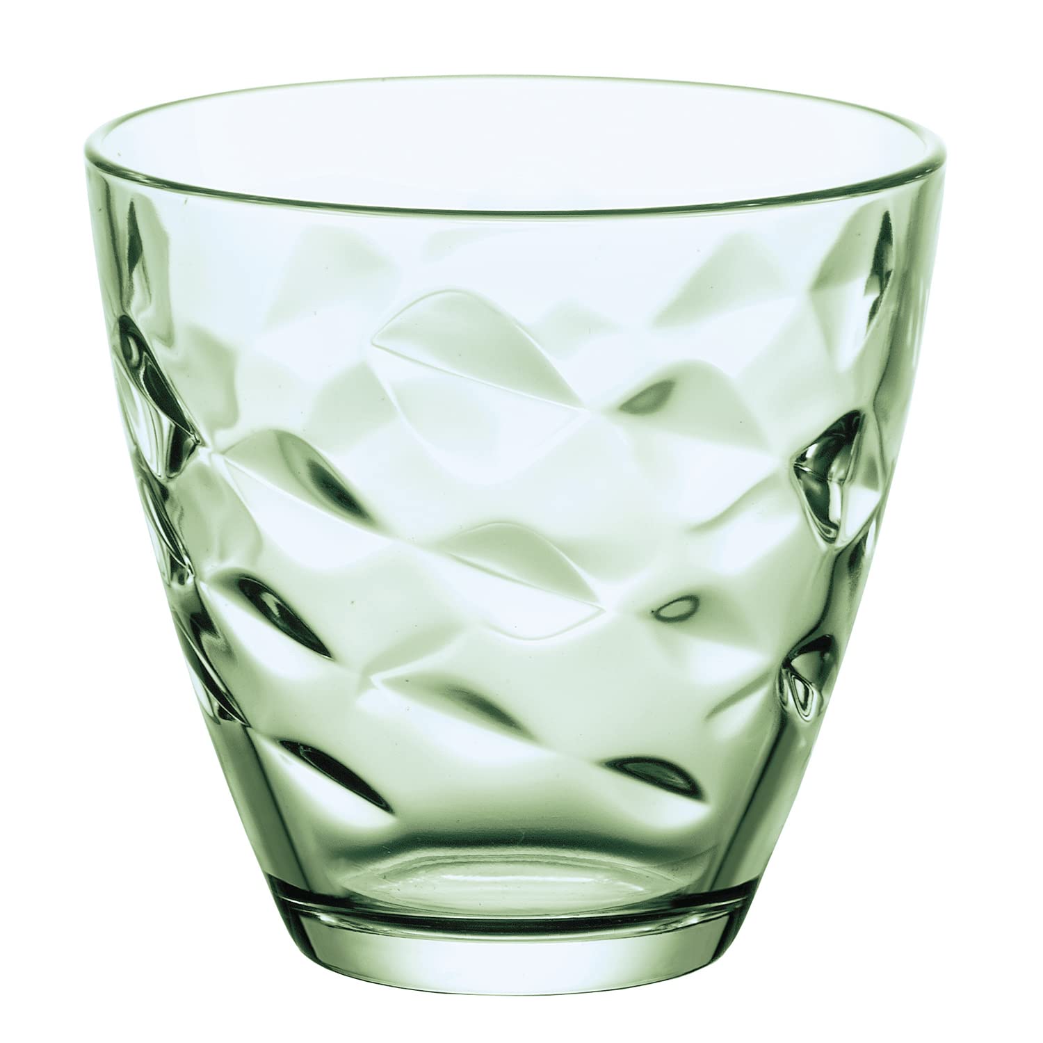 Rocco Bormioli Flora Water Glasses Set of 6, 26 cl, Green