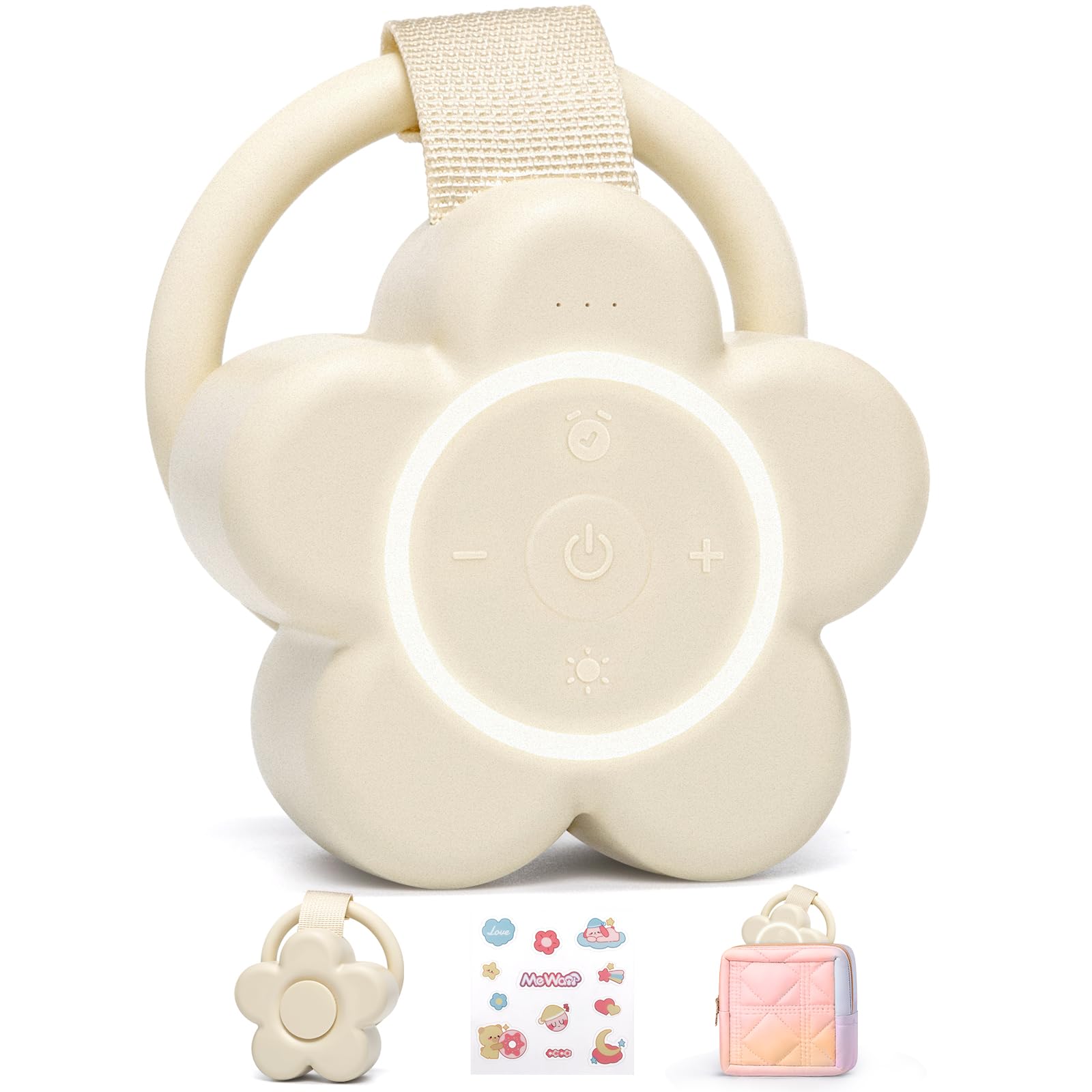 Photo 1 of ***Does not work***2025 Mom's Choice Awards | Portable White Noise Sound Machine Baby | 25 Soothing Sounds | Rechargeable Travel Sound Machine Baby with Night Light | Newborn Essentials | Nursery, Home, Sleep Aid