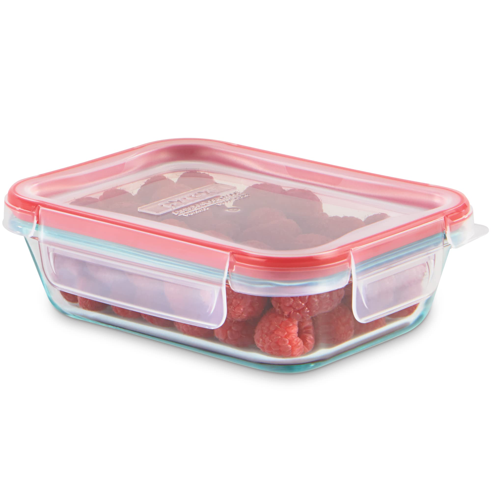 Photo 1 of Pyrex Freshlock Glass Food Storage Container, Airtight & Leakproof Locking Lids, Freezer Dishwasher Microwave Safe, 2 Cup