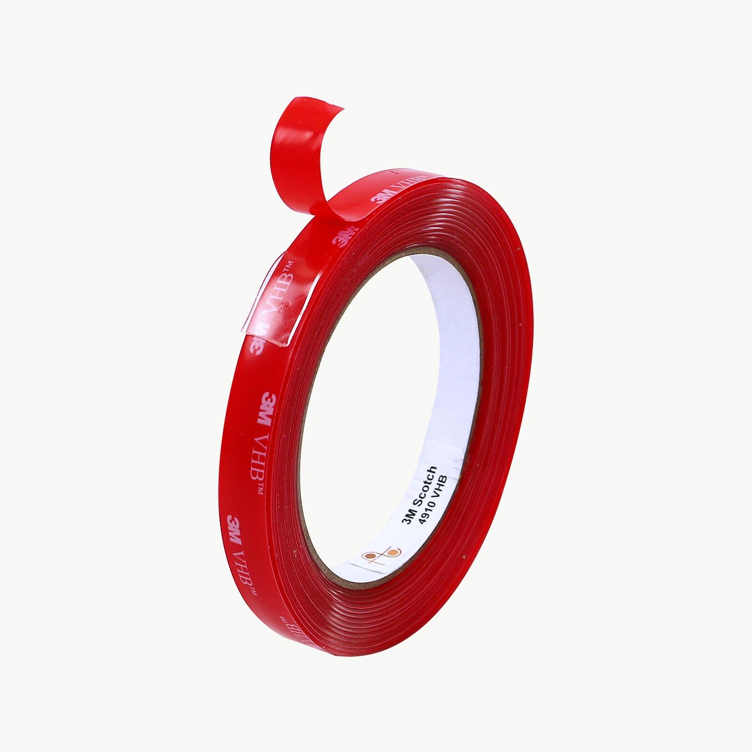 3M 4910/CLR0536 Scotch 4910 VHB Tape Clear 1/2 x 36 yd tillescenter Adhesive Tapes Adhesives