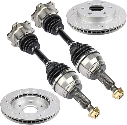 Amazon.com: LSAILON Brake rotor CV Axle Drive Shafts Kit Kit