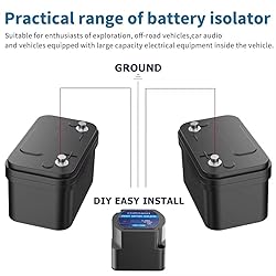 12V 140Amp Dual Battery Isolator Switch Waterproof