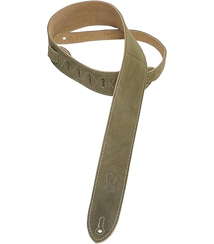 Fender Gebroken lederen band, bruin 6,5 cm