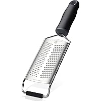 2 in 1 Zester Grater, 18/8 Stainless Steel Ergonomic TPE Plastic Handle for Cheese Lemon Ginger Potato with Plastic…