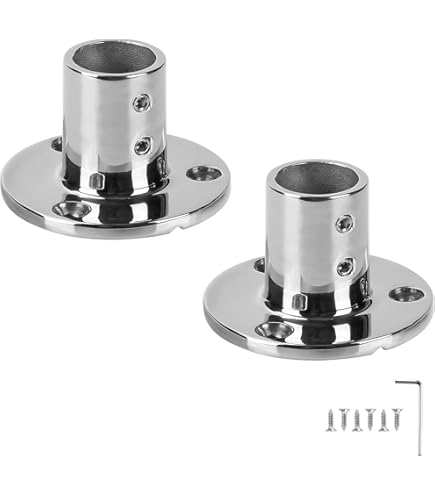 Dilwe raccord de main courante pour bateau à 2 voies Connecteur de tuyau de bateau à 90 ° 22 mm Dilwe raccord de main courante pour bateau à 2 voies Connecteur de tuyau de bateau à 90 ° 22 mm