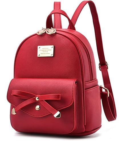 Amazon.com | YiXiamo Cute 10 Inch Mini PU Backpack with D  display picture 3