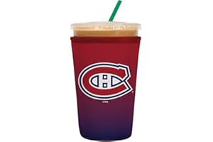 Sok It JavaSok NHL Iced Coffee & Cold Soda Insulated Neoprene Cup Sleeve (Montreal Canadiens, Medium: 22-28oz)