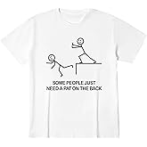 Owrjcde Causal Crew Neck Humorous Cartoon Tee Sports T-Shirts