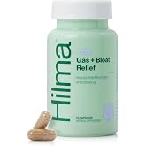 Hilma Gas and Bloating Relief, 50 Vegan Capsules | Natural Herbal Supplements with Peppermint Leaf, Anise, Caraway, Fennel Seed &amp; Lemon Balm for Debloat &amp; Gut Support