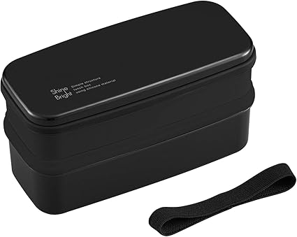 Amazon Co Jp Osk 弁当箱 メンズ用 2段ランチボックス シャインブライト2 650ml 450ml 箸付 ランチベルト付 洗いやすい 壊れにくい 大容量 日本製 食洗機対応 Pm 24 ホーム キッチン