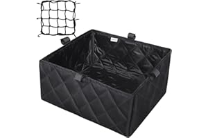 RAYMACE Bike Basket Liner & Cargo Net, Reusable Thickened Lining Bicycle Basket Accessory Fits Most Bikes and E-Bike Baskets
