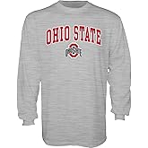 Blue 84 NCAA mens Long Sleeve T Shirt Gray Arching Over