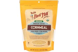 Bob'S Red Mill Organic Medium Grind Cornmeal (4x24 OZ) (Value Bulk Multi-pack)