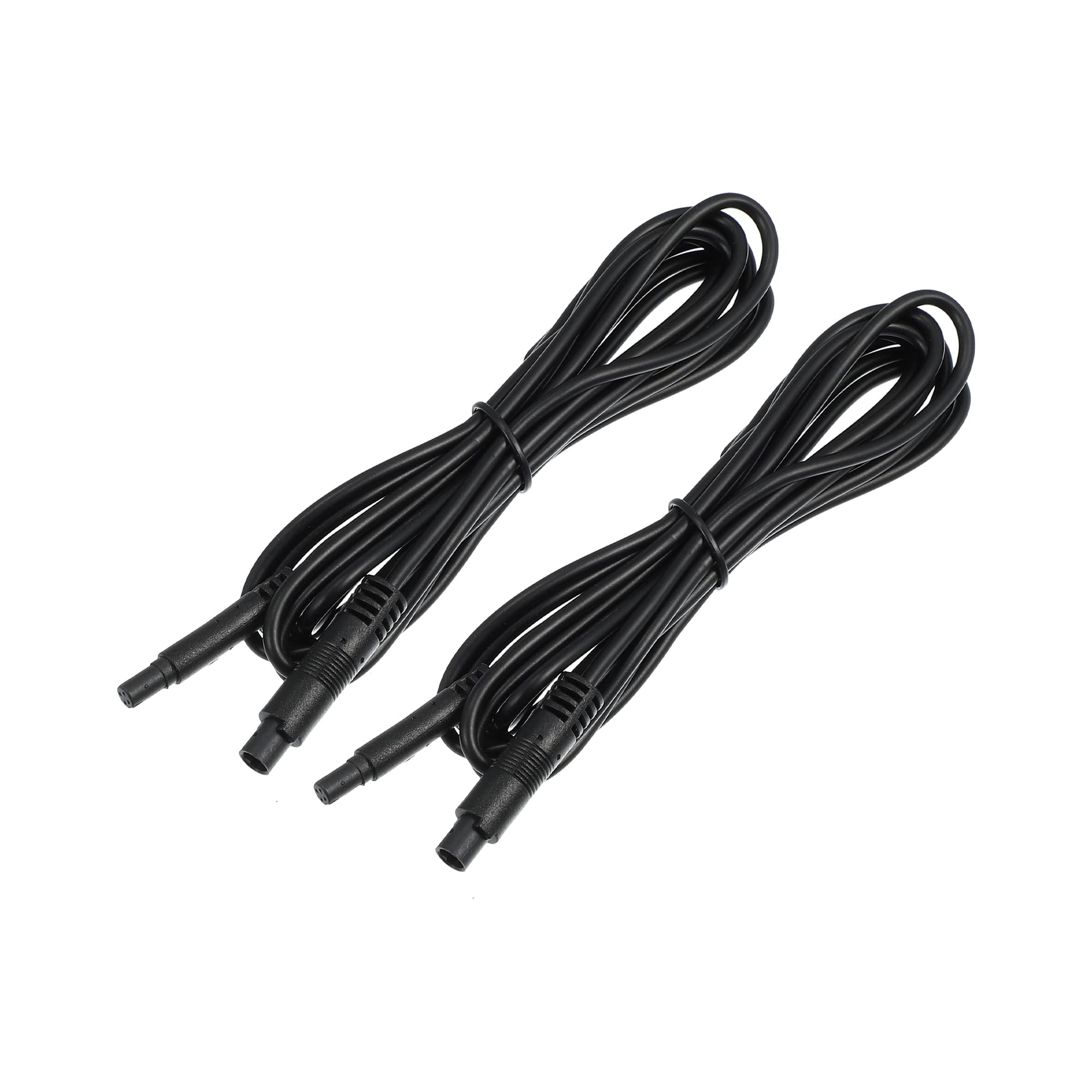X AUTOHAUX 2 Pcs 4 Pin 6.56ft 200cm Car Backup Dash Camera Extension Cable Cord