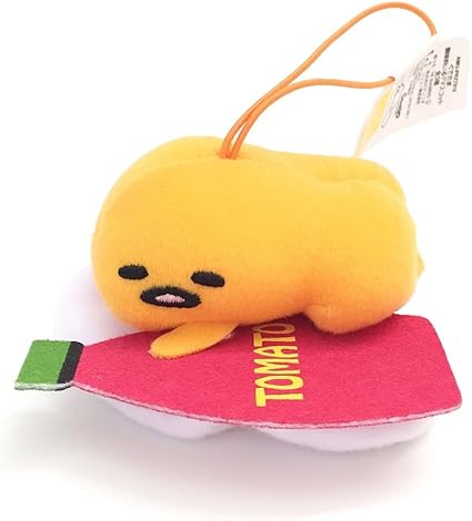 Amazon Com Sanrio Gudetama Lazy Egg Strap Plush Mascot Gudetama