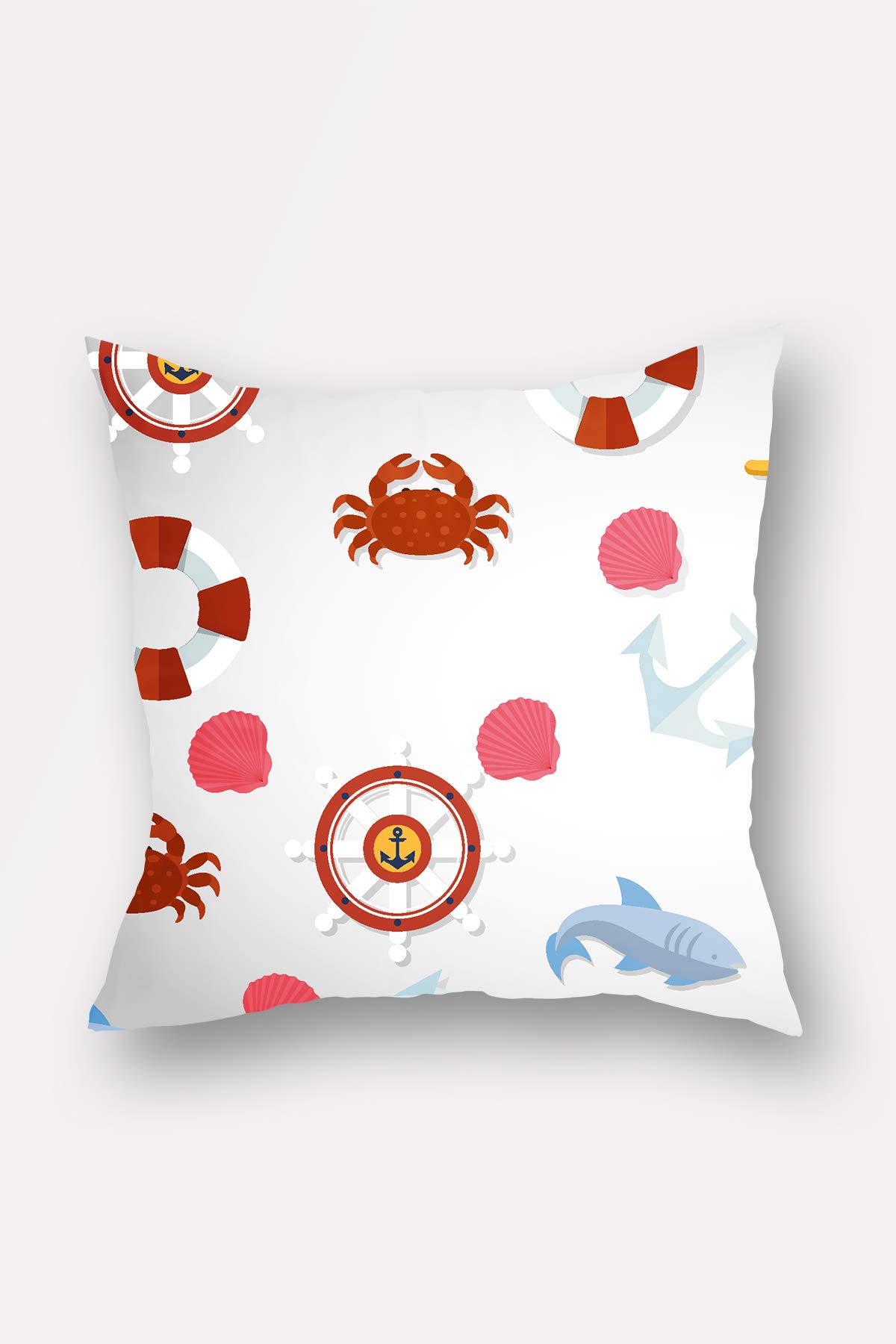 Lulu Home Pillowcase, Multi-Colour, 45 x 45 cm