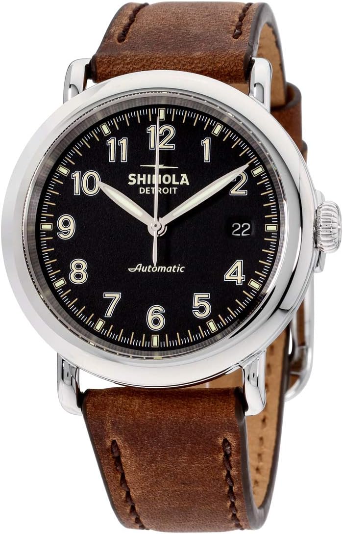 Shinola The Runwell Automatic Movement Black Dial Men's Watch S0120141487
