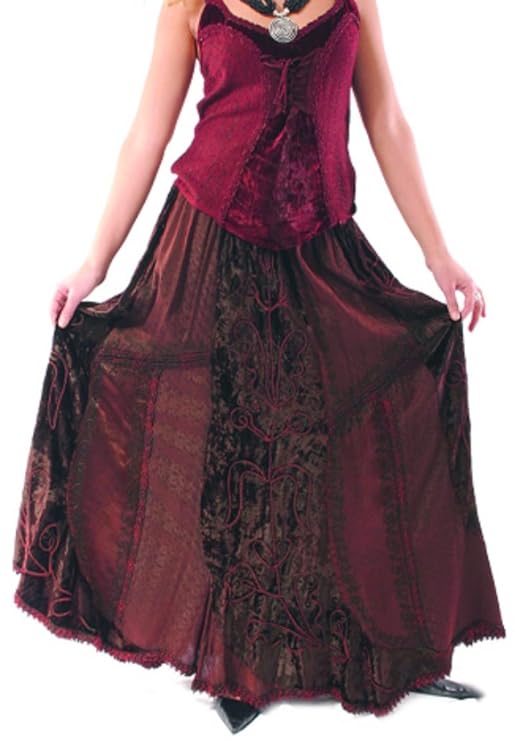 Bäres Mittelalter Edler Rock - Damen Karri schwarz