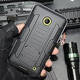 Cocomii Robot Armor Nokia Lumia 520 Case NEW [Heavy Duty] Premium Belt Clip Holster Kickstand Shockproof Hard Bumper [Military Defender] Full Body Dual Layer Rugged Cover for Nokia Lumia 520 (R.Black)
