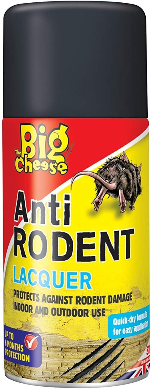 STV International The Big Cheese Aerosol Antiroedores, Negro Amazon