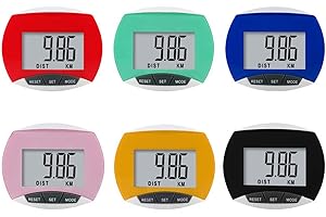 LAMPHLE Pedometer for Walking Steps and Miles Pedometer Clip on Large Display Seniors Step Counter for Walking Electronic Accurate Step Tracker for Walking Running