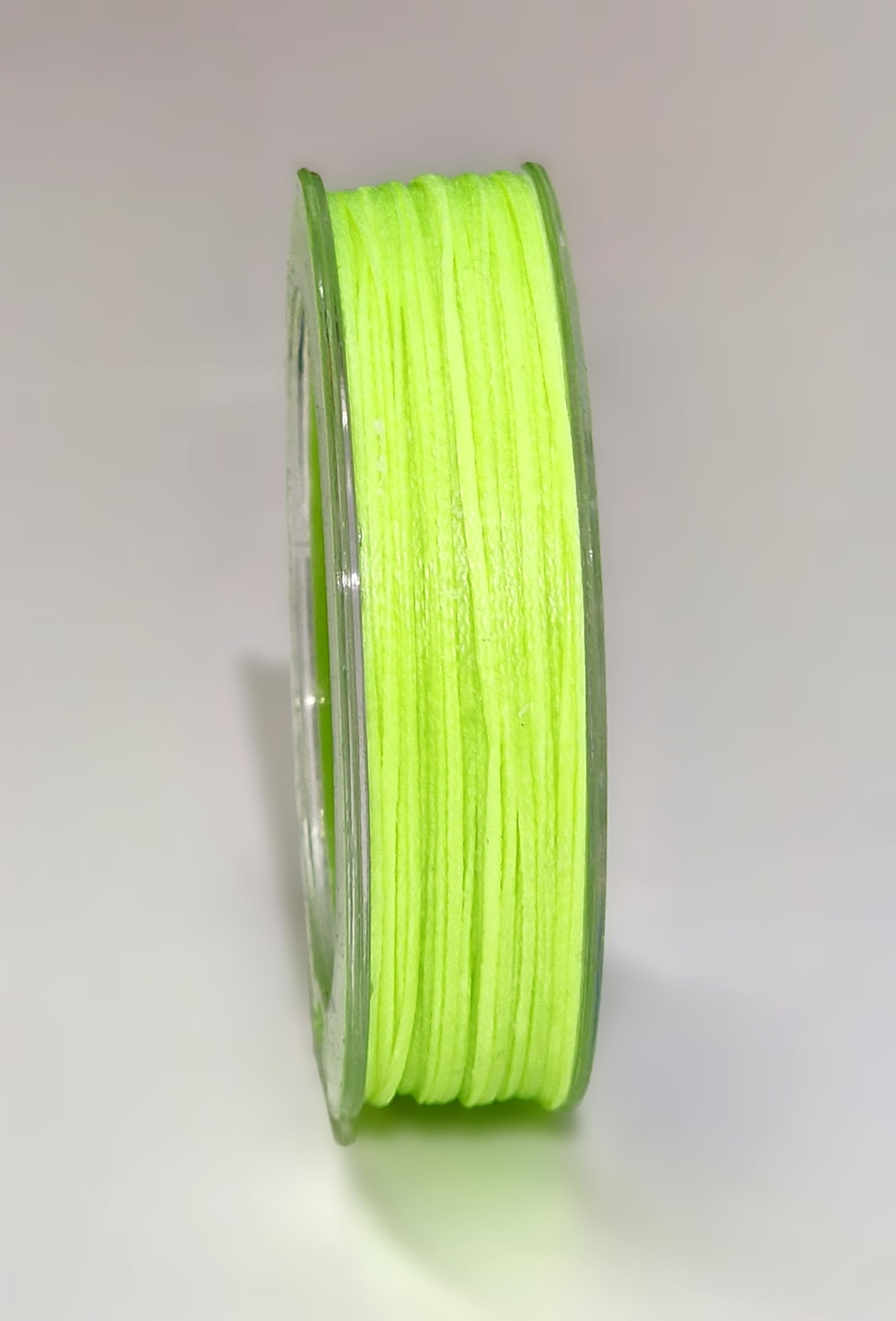 Vibrant 1mm 25mt Whipping Twine Waxed Thread Polyester Spool Rope, Leather, Sail (Bright Green)