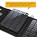 X-DNENG Solar Charger 10W Waterproof Foldable Single USB Port Solar Battery Charger Panel for Cell Phone, Power Bank, and Other Electronic Devices, Good Choice for Camping, Fishing, Hiking