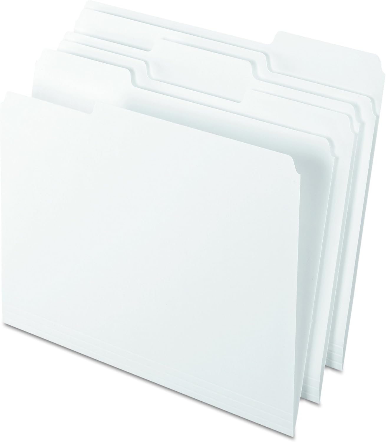 Pendaflex Two-Tone Color File Folders, Letter Size, Assorted Colors, 1/3 Cut, 100 per box (152 1/3 ASST) : Colored File Folders : Office Products