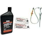 Yamaha Yamalube Marine Lower Unit Gearcase Lube- 1 Quart and Pump Plus Gasket, #Acc-GEARL-UB-QT