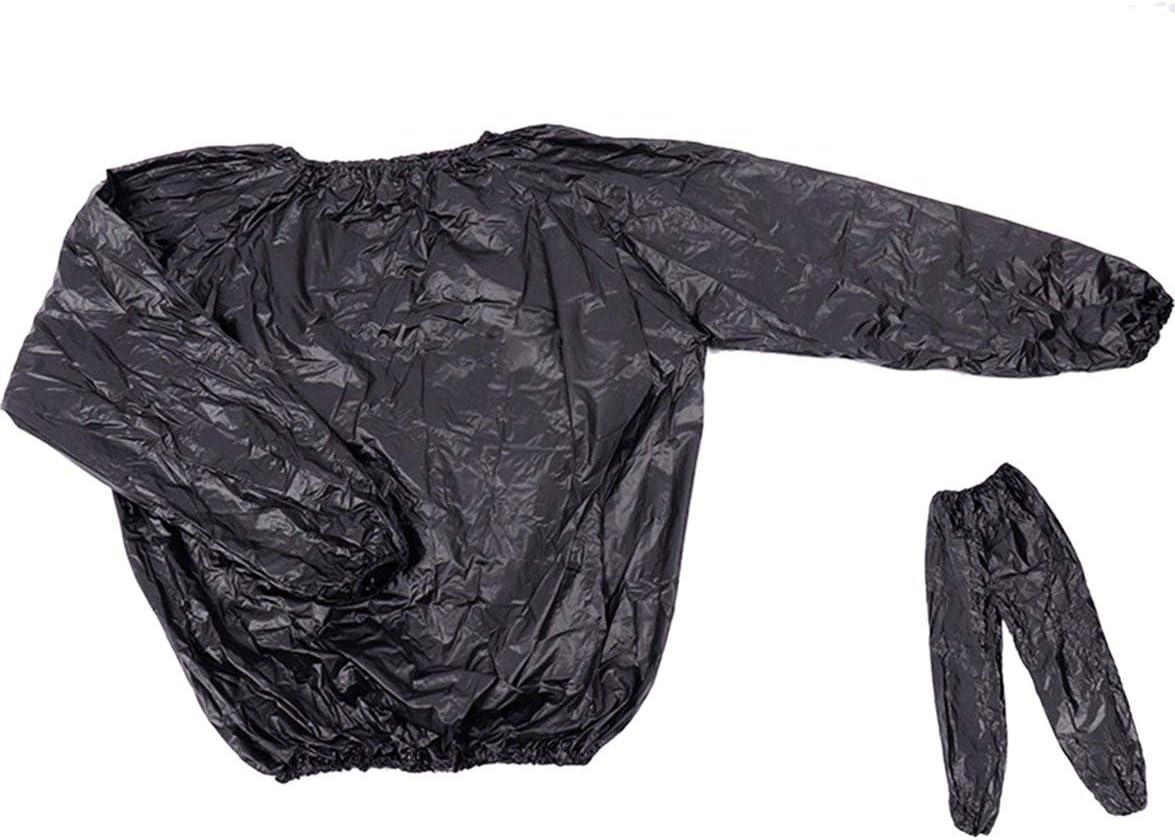 Sylvialuca Waterproof Windproof PVC Sauna Suit Anti-Rip Training Fitness Weight Loss Sport Sauna Clothes Solid Color Gym Suit