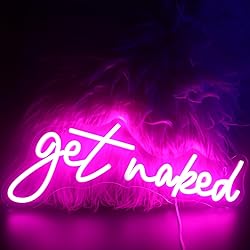 QiaoFei Led Get Naked Neon Sign Letters USB Powered