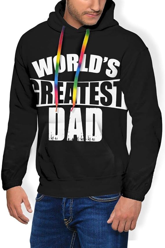 Amazon Co Jp 世界最高のパパ メンズ 長袖パーカー プルオーバー カジュアル オシャレ ヒップホップ 春 秋 冬 フード付き 服 ファッション小物