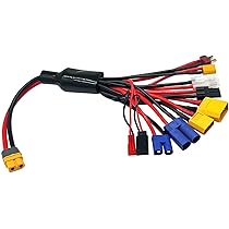 Cables De Extensión JST-XH Para Baterías Lipo 2S-6S - Pack De 10 (2 De Cada) | 15 Cm, Silicona 22AWG | Para Cargadores Balance IMAX B6 Y Pruebas