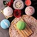 Erosom 24 Colors Mica Powder Pigments Soap Dye for Soap Coloring - Soap Making Colorants Set - 0.18OZ - Skin Safe for DIY Soaps, Bath Bombs, Candle Making,Resin,Slime(NOT STAINING,137g Total,Shimmer)