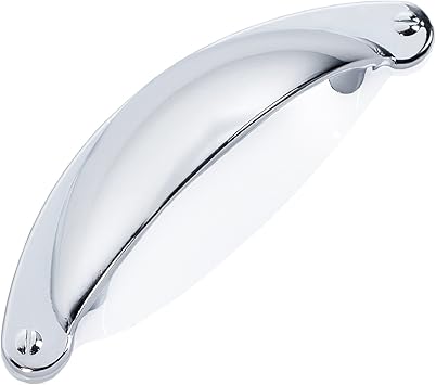 Southern Hills Polished Chrome Drawer Pulls Pack Of 5 Cup Pulls