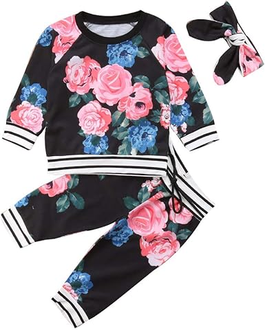 floral baby leggings