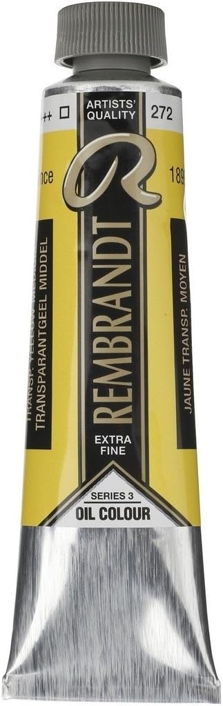 Rembrandt Oil Paint 40ml TRANSPARENT YELLOW MEDIUM